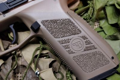 ASG GBB CZ P-09 (Dark Earth) - Detail Image 3 &copy; Copyright Zero One Airsoft
